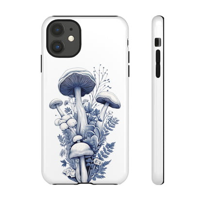 Blue Mushrooms | Tough Phone Case