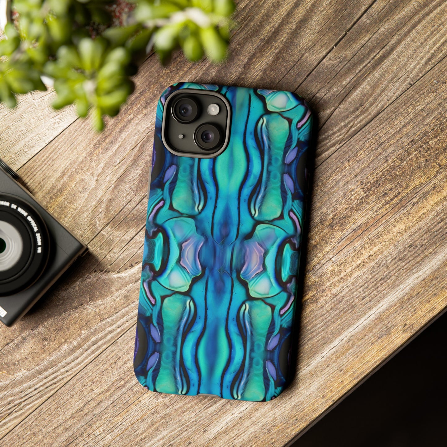 Abalone Blues Tough Phone Case