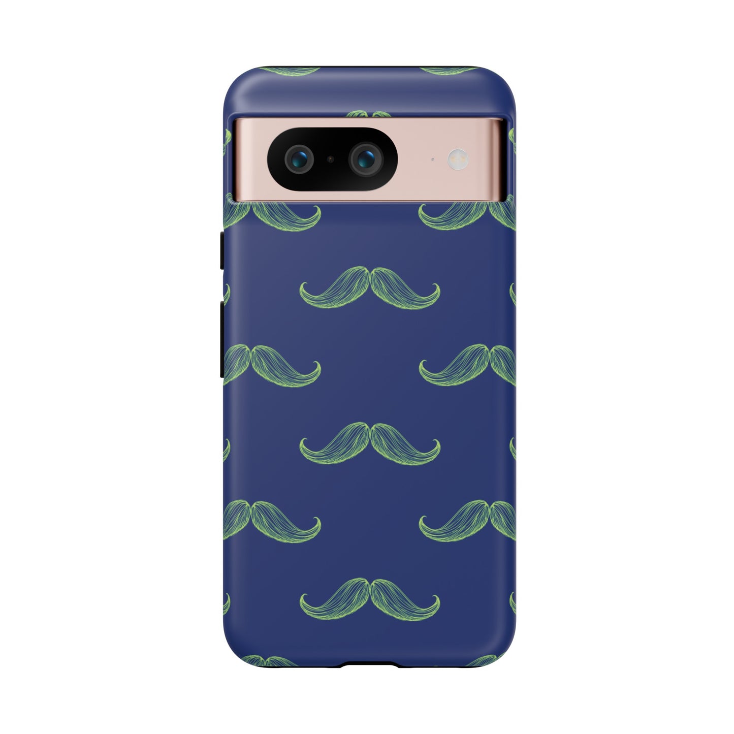 Blue 'Stache Tough Phone Case