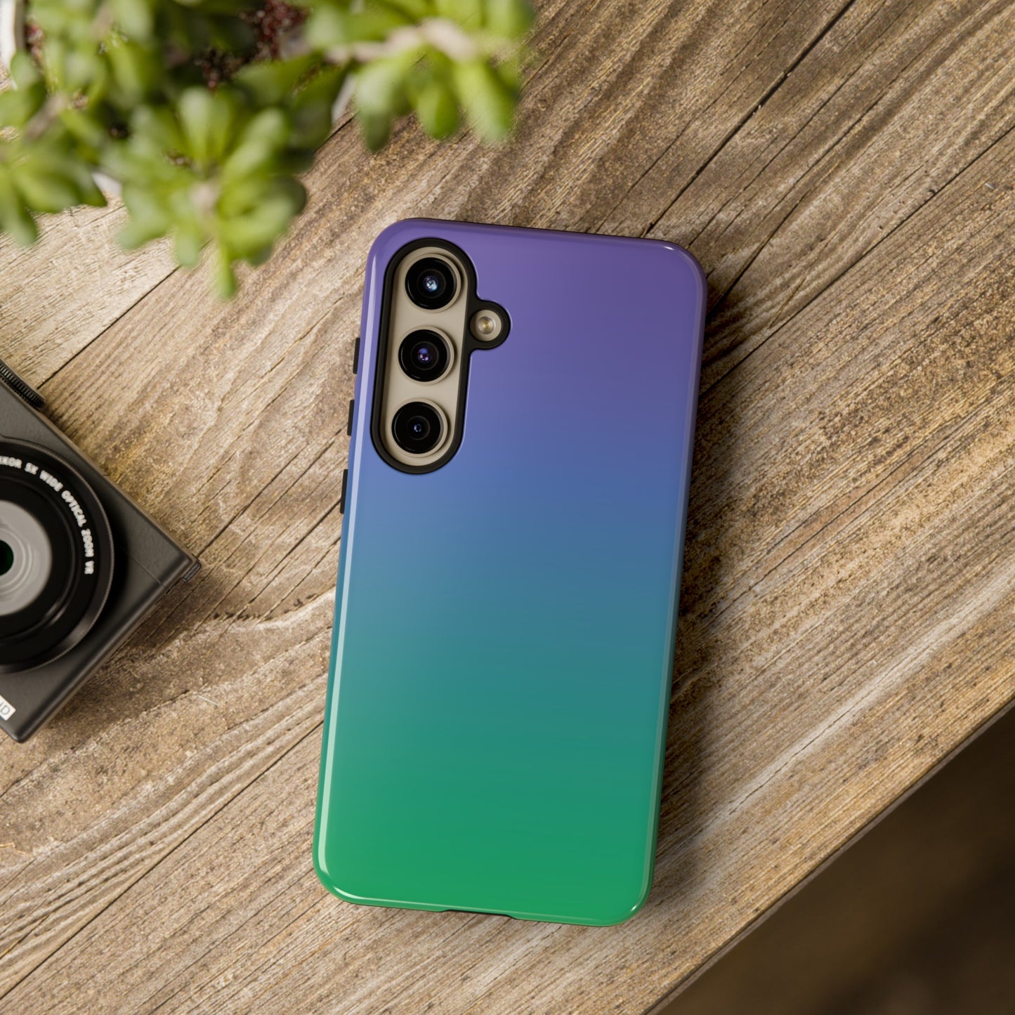 Purple to Green | Tough Phone Case