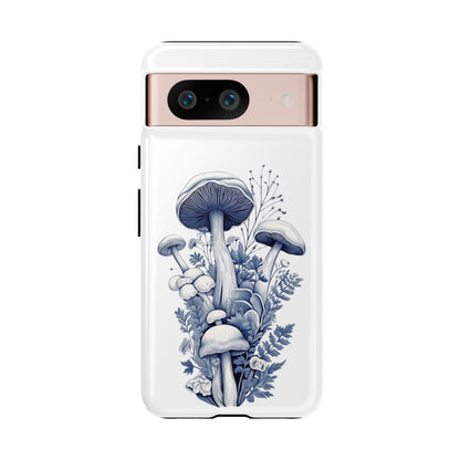 Blue Mushrooms | Tough Phone Case