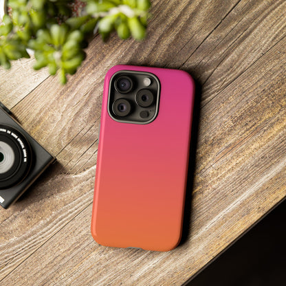 Pink to Orange | Tough Phone Case