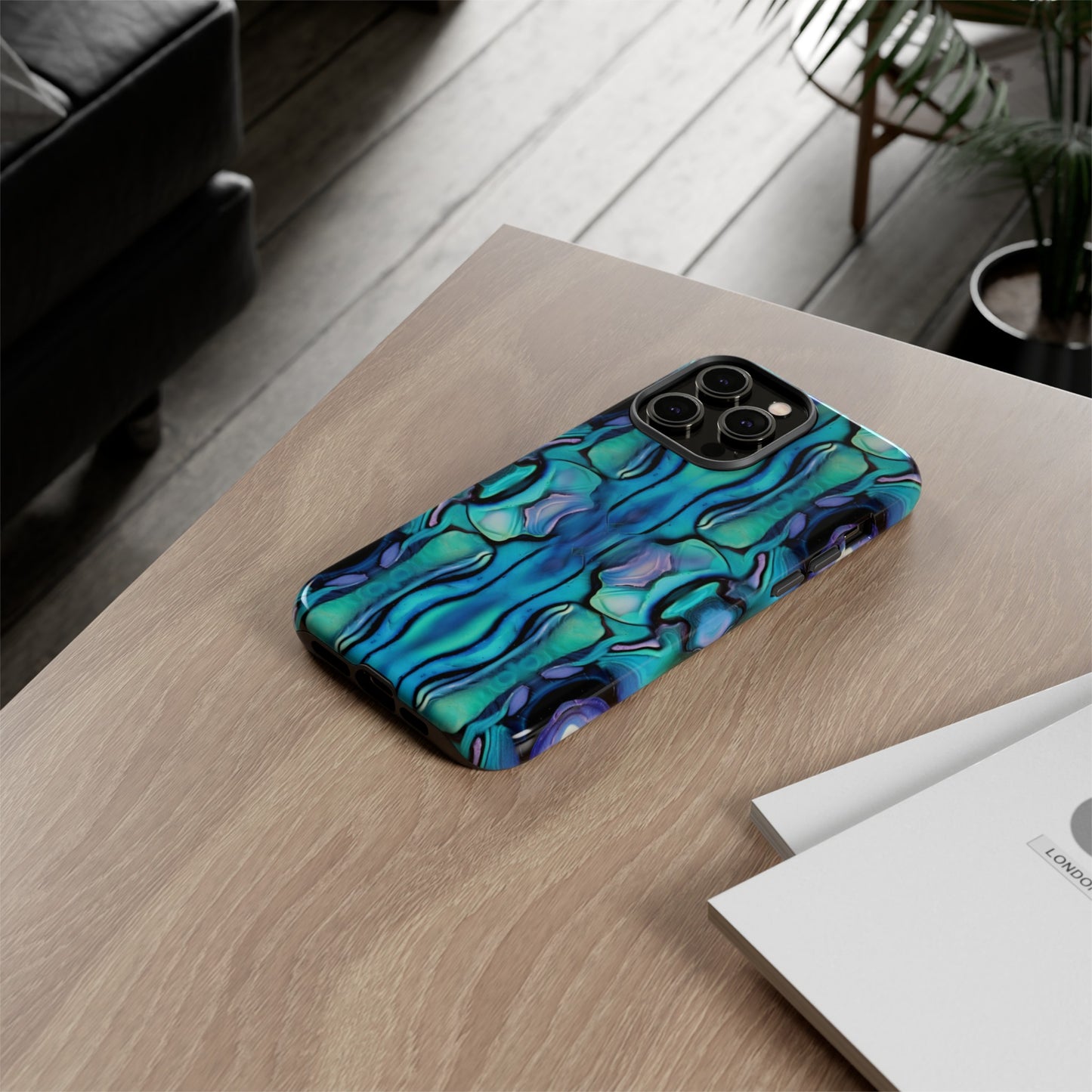 Abalone Blues Tough Phone Case