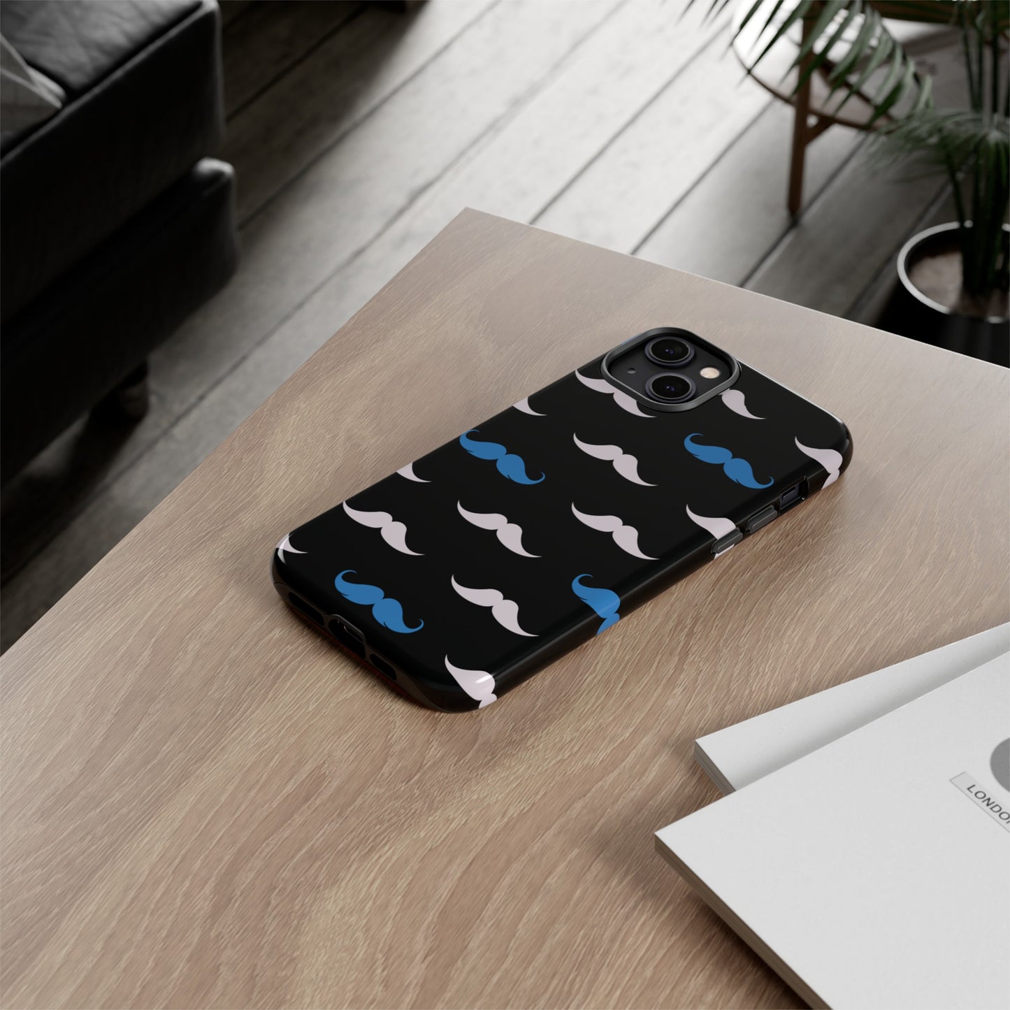 'Stache Pattern Tough Phone Case