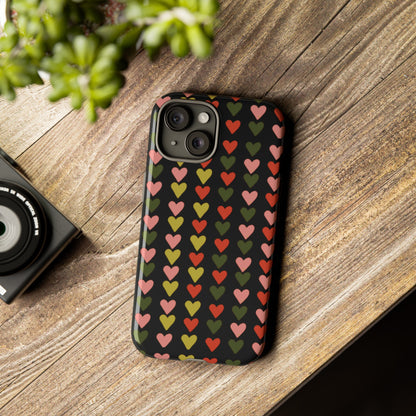 All You Need is ❤️ on Black | Tough Phone Case