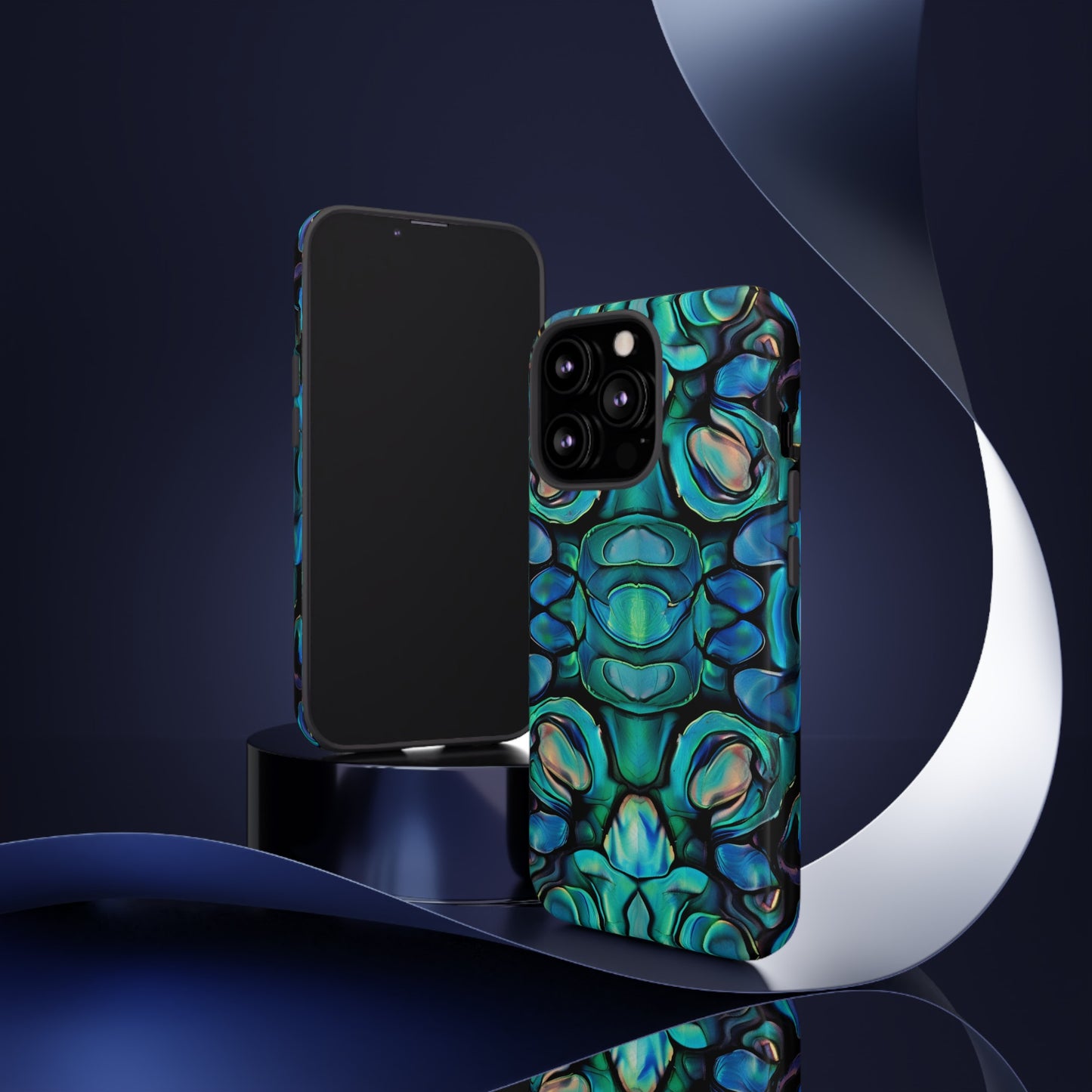 Abalone Greens Tough Phone Case