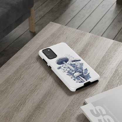 Blue Mushrooms | Tough Phone Case