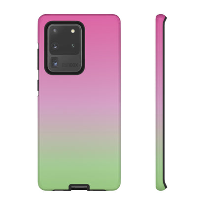 Pink to Green | Tough Phone Case