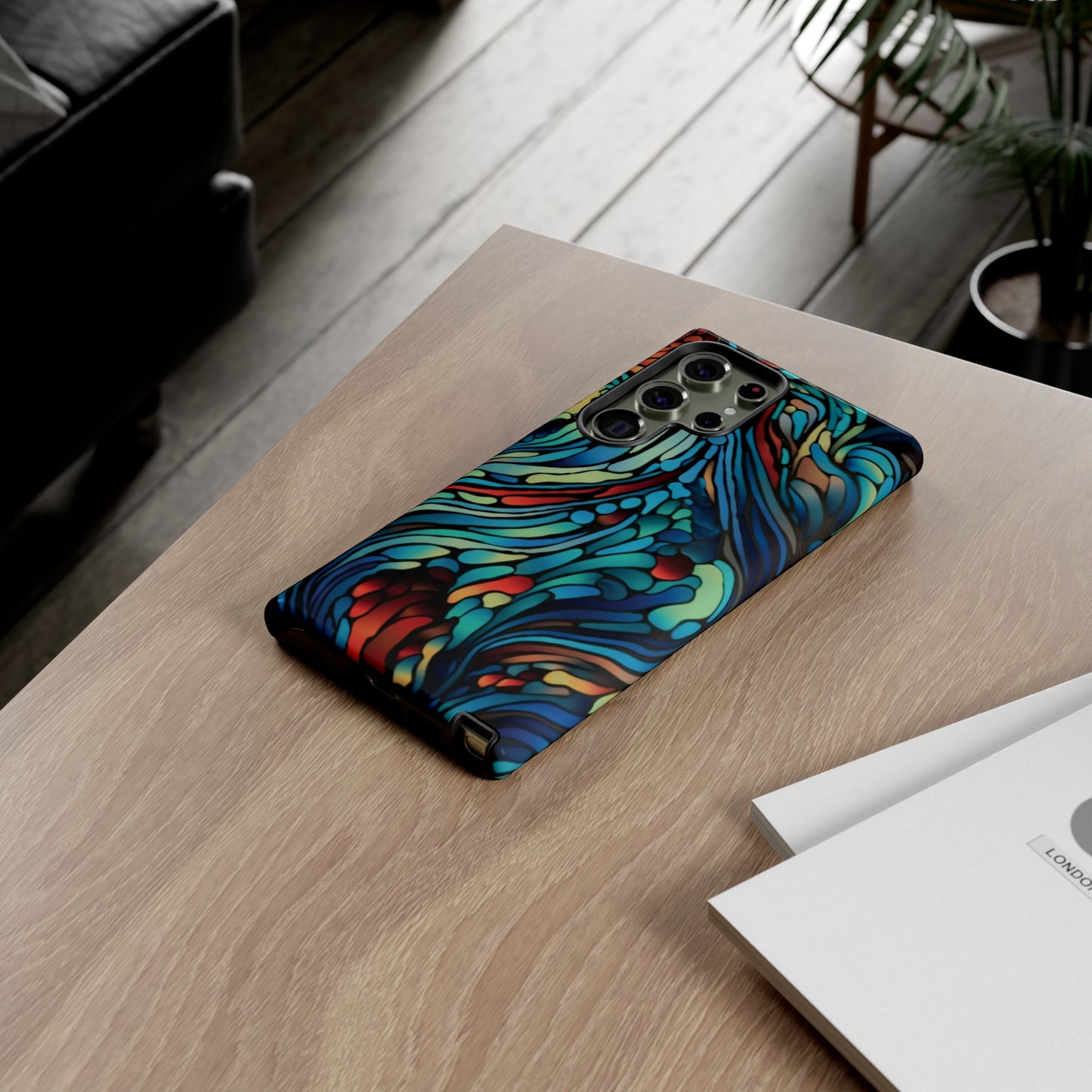 Abstract Blues Tough Phone Case