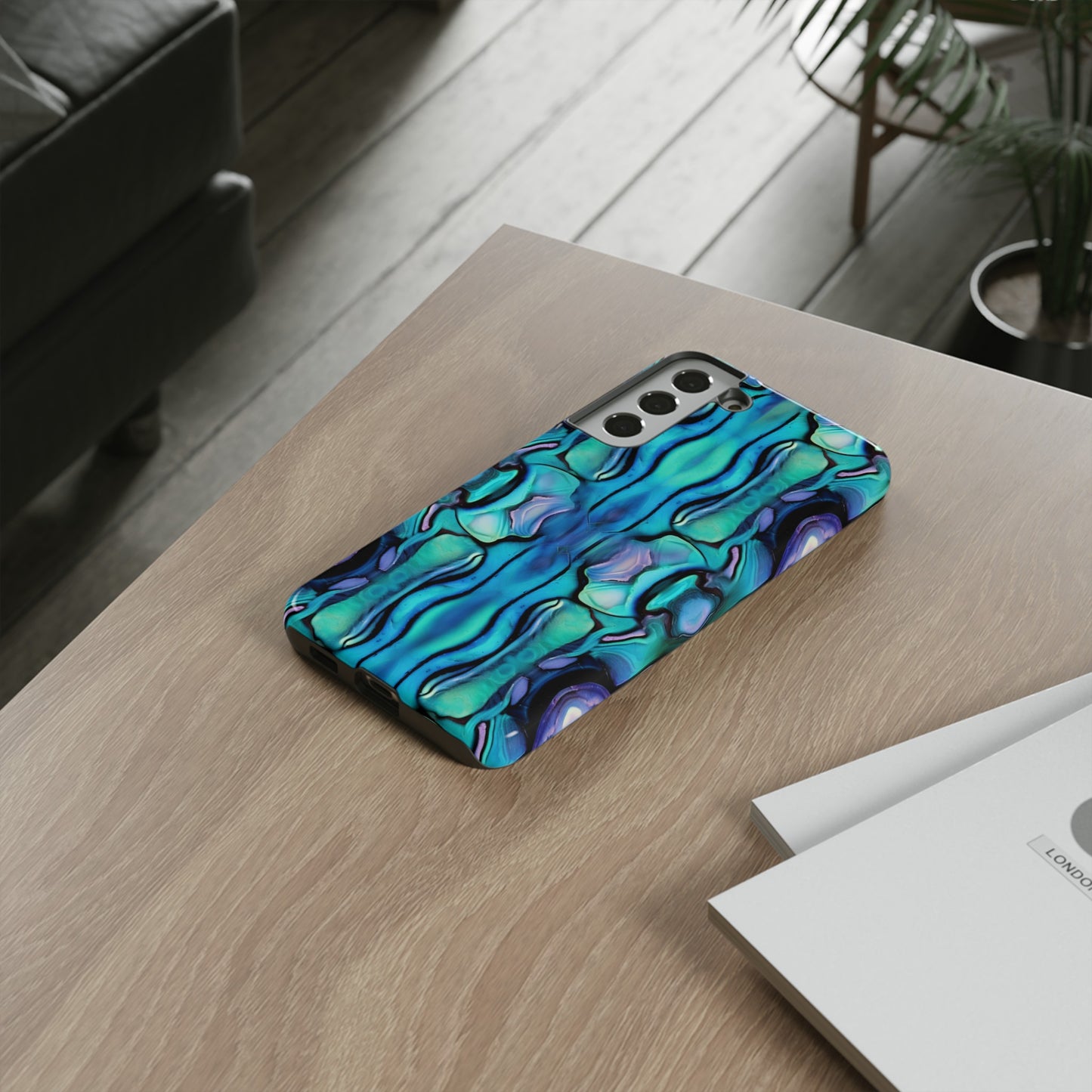 Abalone Blues Tough Phone Case