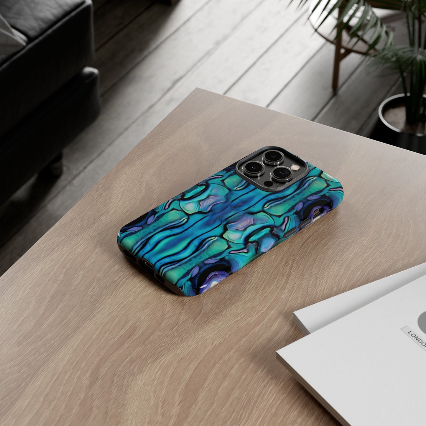 Abalone Blues Tough Phone Case