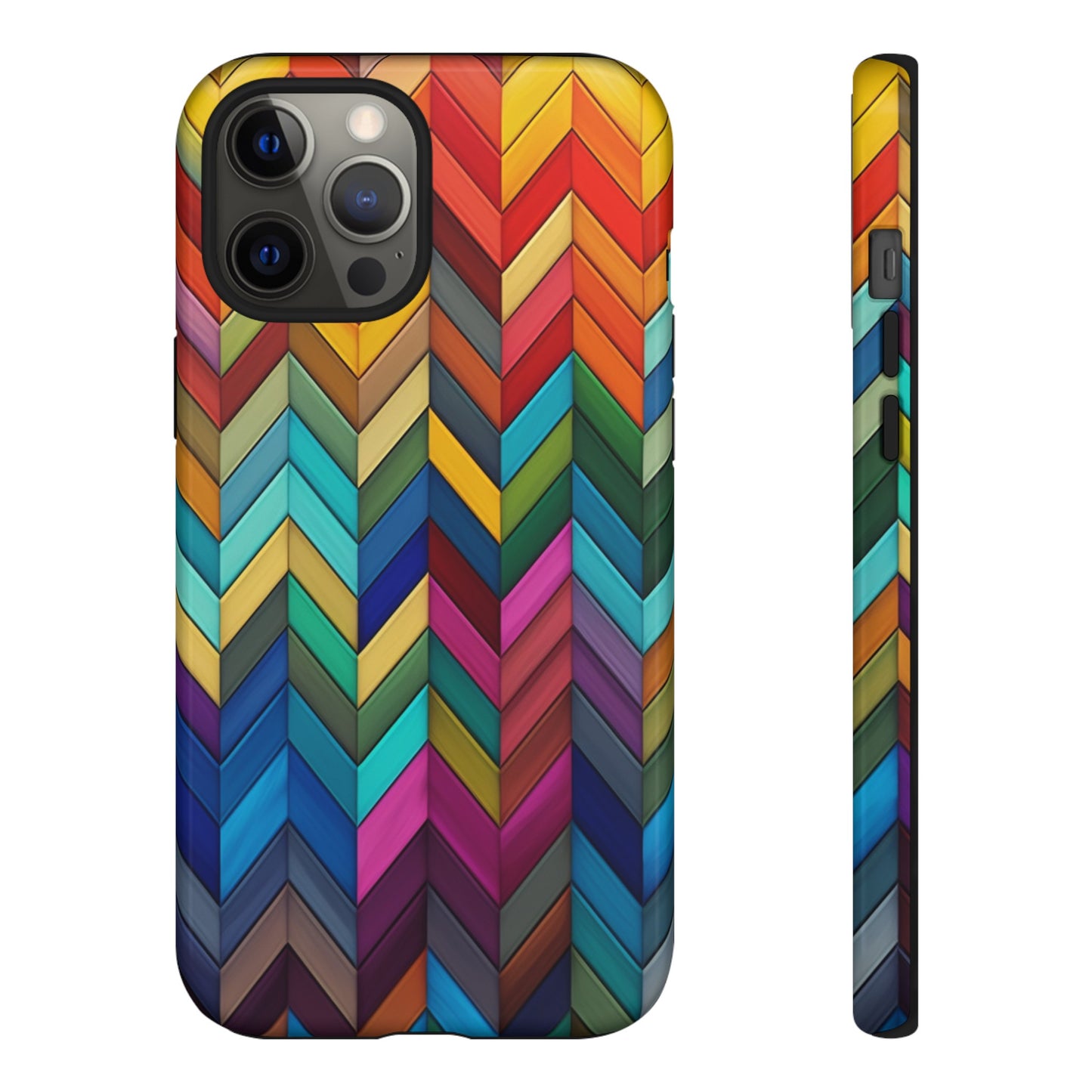 Mixed-Up Rainbow Tough Phone Case