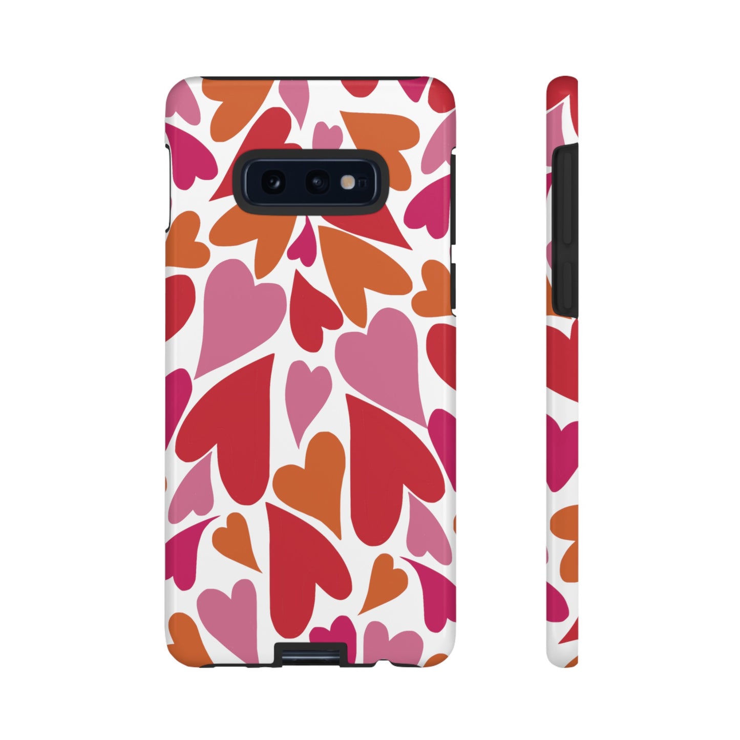 Heart Charmer on White | Tough Phone Case