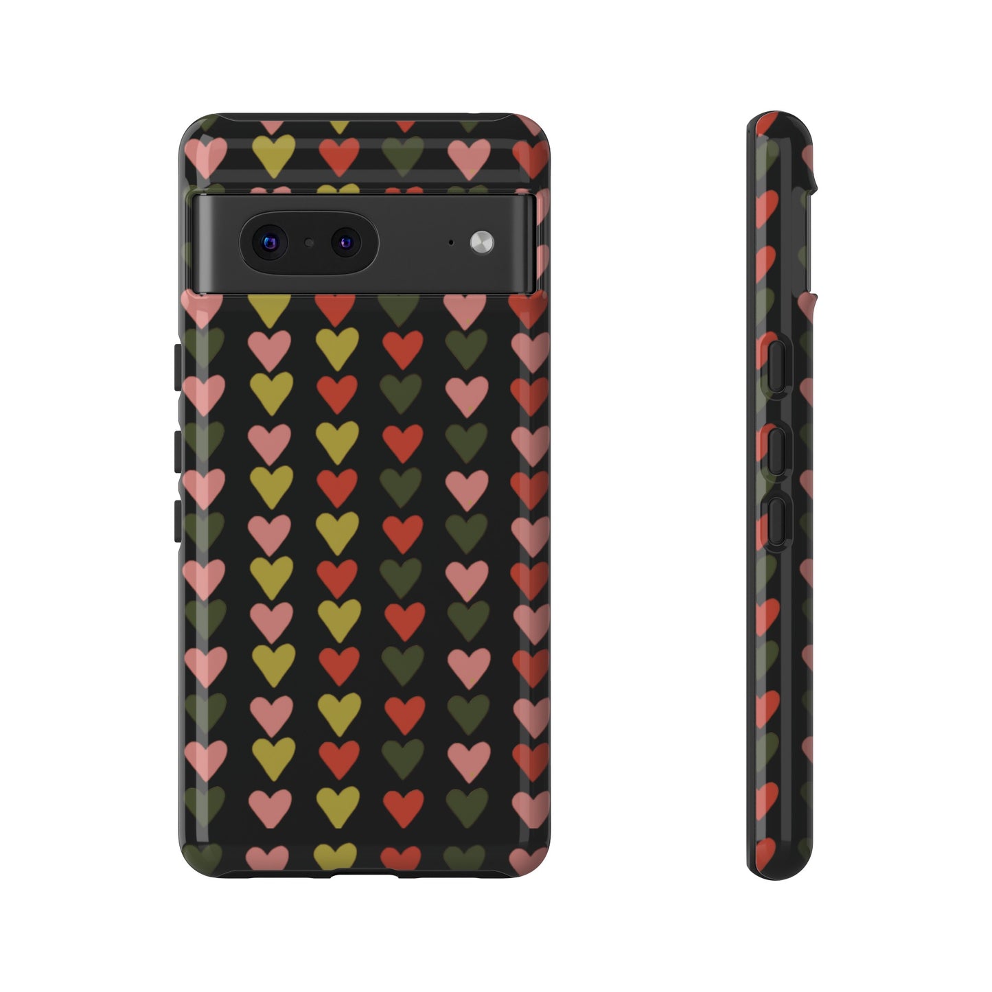 All You Need is ❤️ on Black | Tough Phone Case