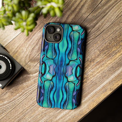 Abalone Blues Tough Phone Case