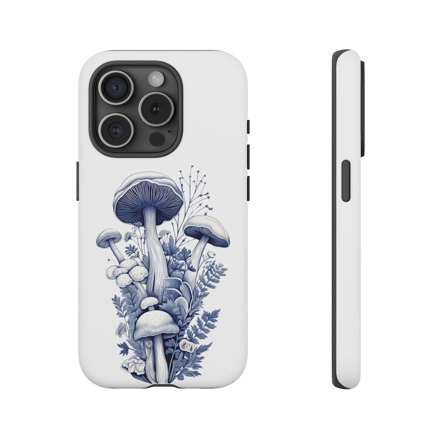 Blue Mushrooms | Tough Phone Case