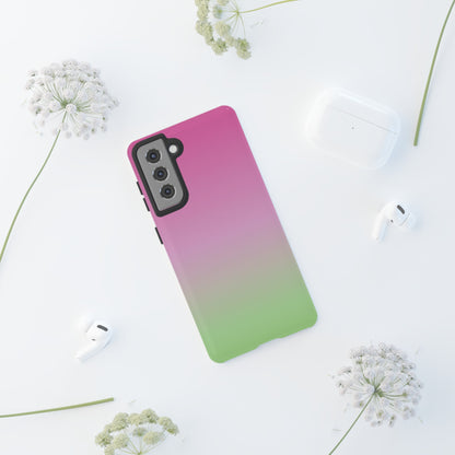 Pink to Green | Tough Phone Case