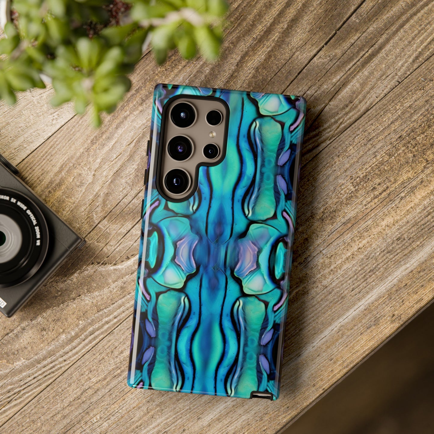 Abalone Blues Tough Phone Case