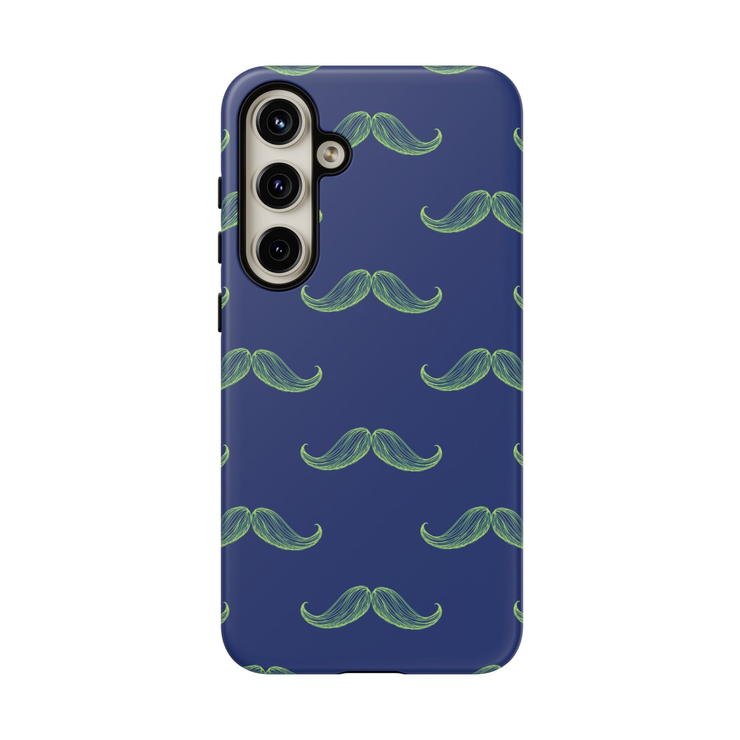 Blue 'Stache Tough Phone Case