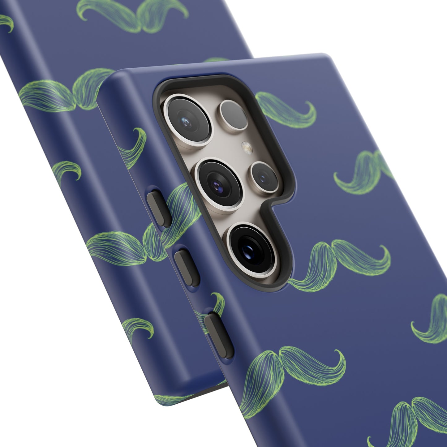 Blue 'Stache Tough Phone Case