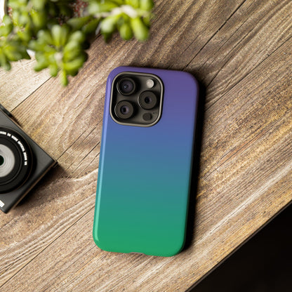 Purple to Green | Tough Phone Case