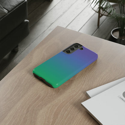 Purple to Green | Tough Phone Case