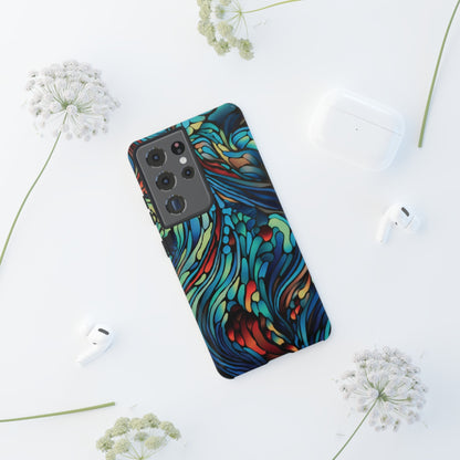 Abstract Blues Tough Phone Case