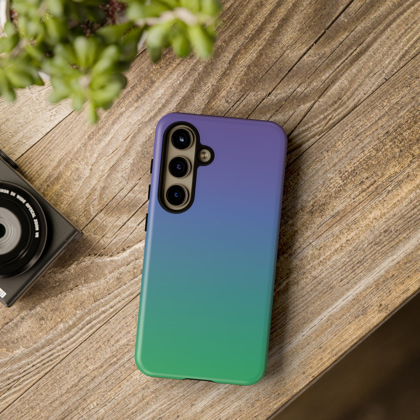 Purple to Green | Tough Phone Case