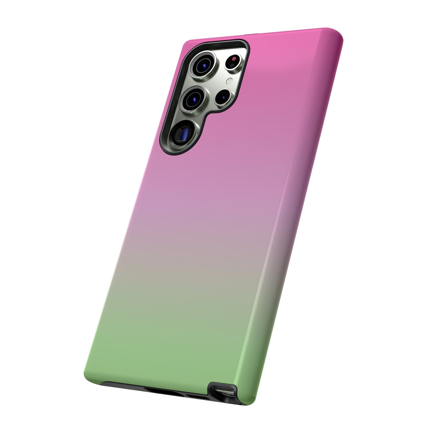 Pink to Green | Tough Phone Case