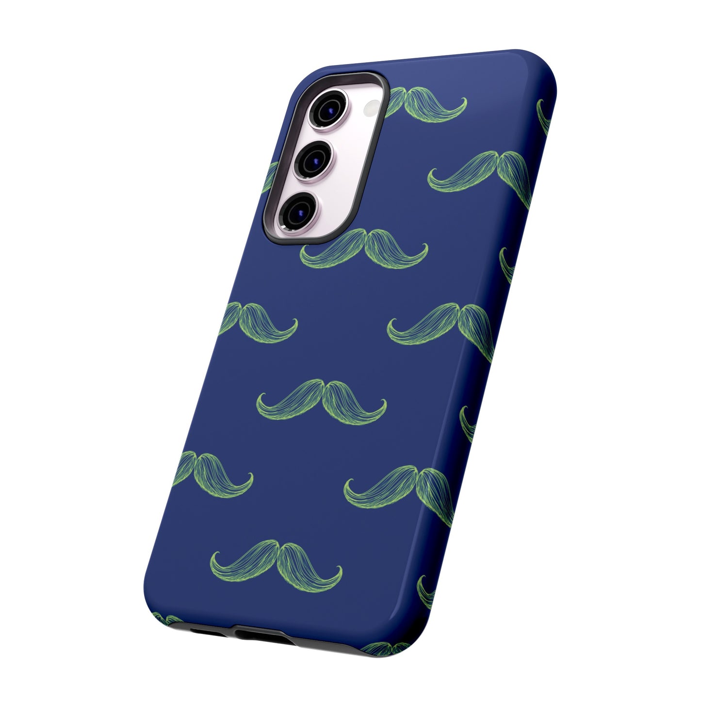 Blue 'Stache Tough Phone Case