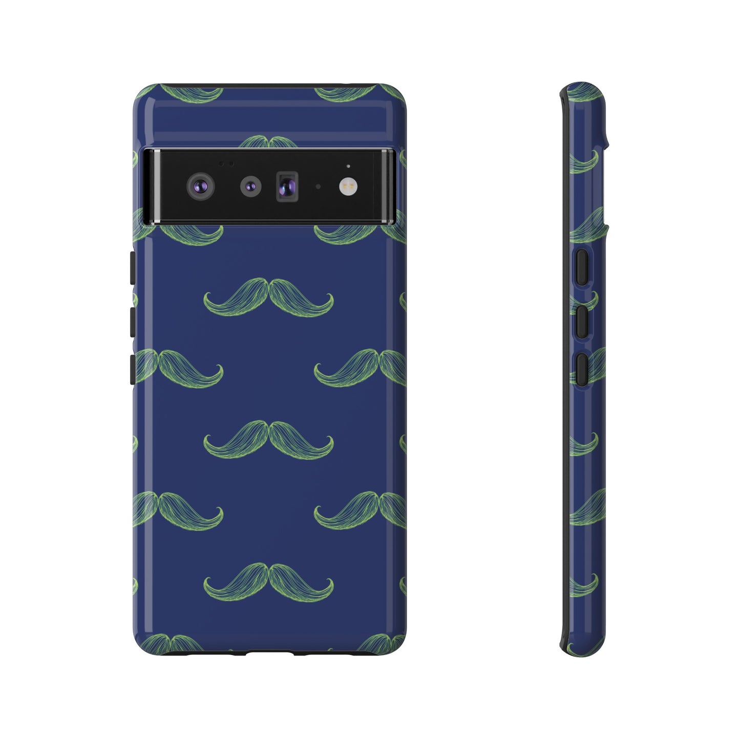 Blue 'Stache Tough Phone Case