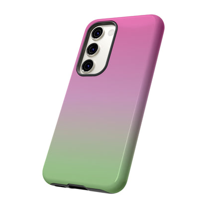 Pink to Green | Tough Phone Case