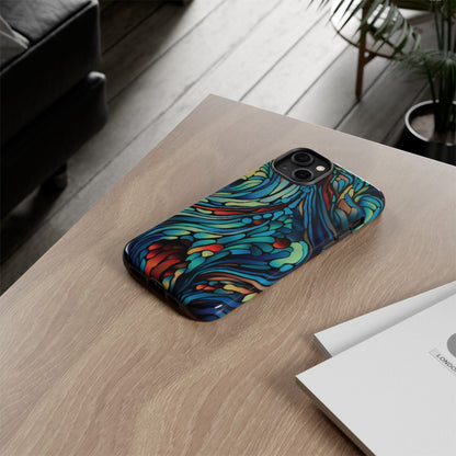 Abstract Blues Tough Phone Case