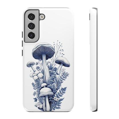 Blue Mushrooms | Tough Phone Case