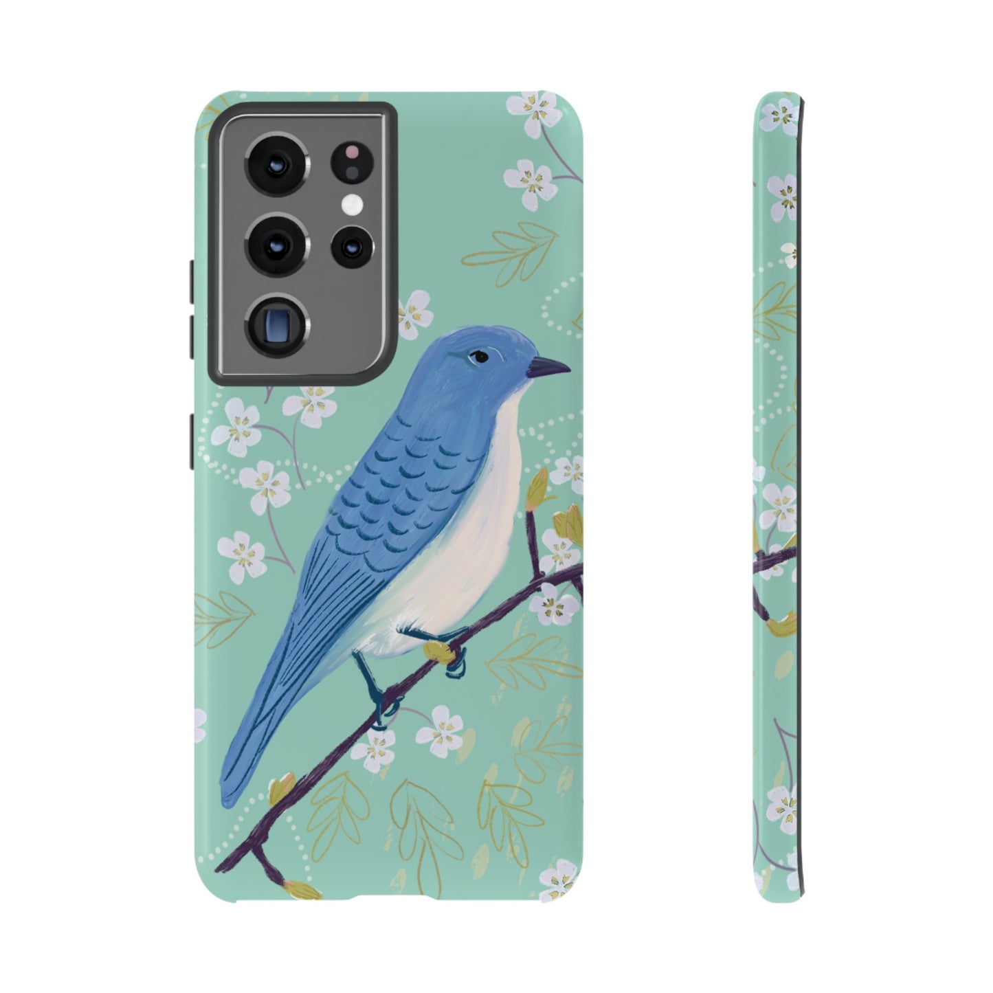 Bird of Blue | Tough Phone Case