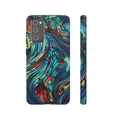 Abstract Blues Tough Phone Case