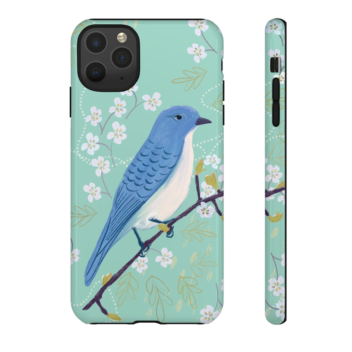 Bird of Blue | Tough Phone Case