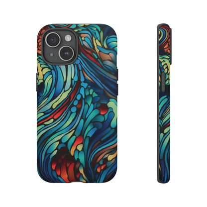 Abstract Blues Tough Phone Case