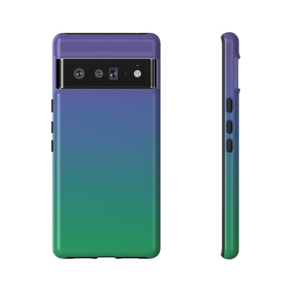 Purple to Green | Tough Phone Case