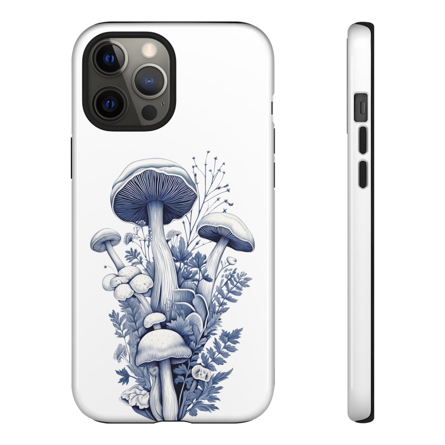 Blue Mushrooms | Tough Phone Case