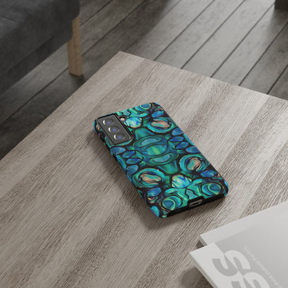 Abalone Greens Tough Phone Case