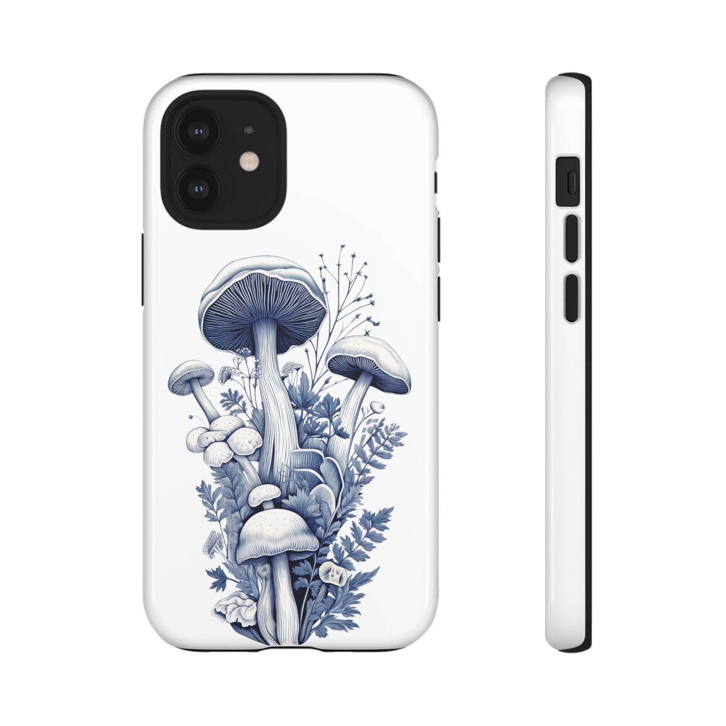 Blue Mushrooms | Tough Phone Case