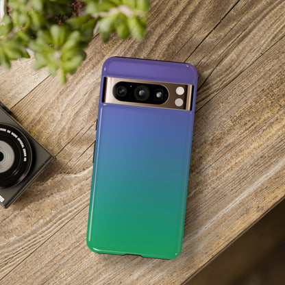 Purple to Green | Tough Phone Case