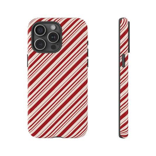 Candy Stripes Holiday Design | Tough Phone Case