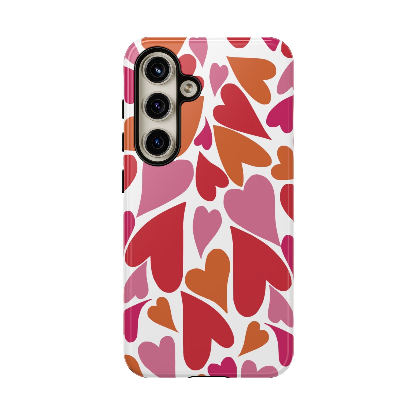 Heart Charmer on White | Tough Phone Case