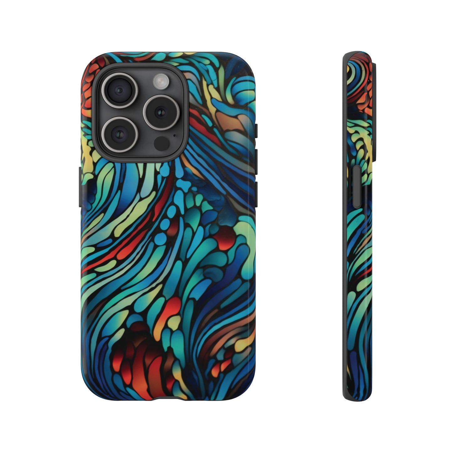 Abstract Blues Tough Phone Case