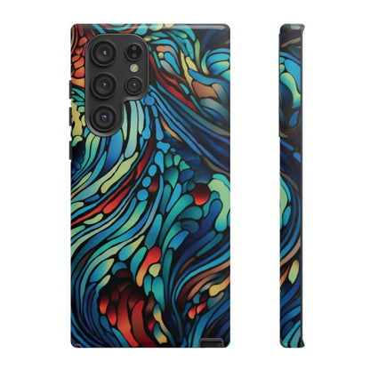 Abstract Blues Tough Phone Case