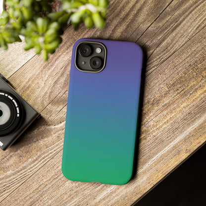 Purple to Green | Tough Phone Case