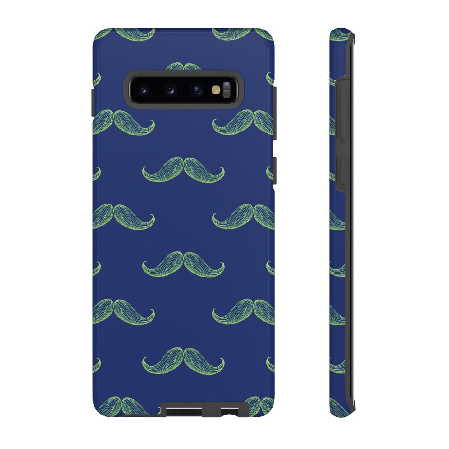 Blue 'Stache Tough Phone Case