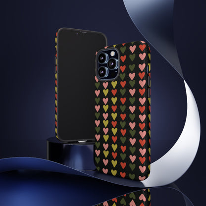 All You Need is ❤️ on Black | Tough Phone Case